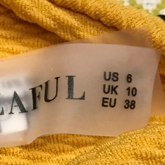 ZAFUL Yellow Bee Ribbed High-Cut Bikini Bottom - Picture 7 of 7